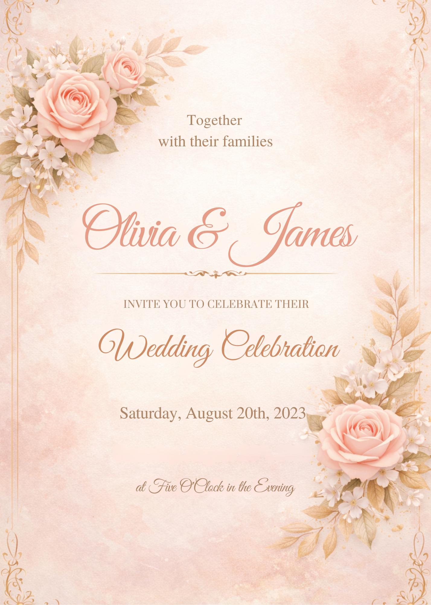 Wedding invitation