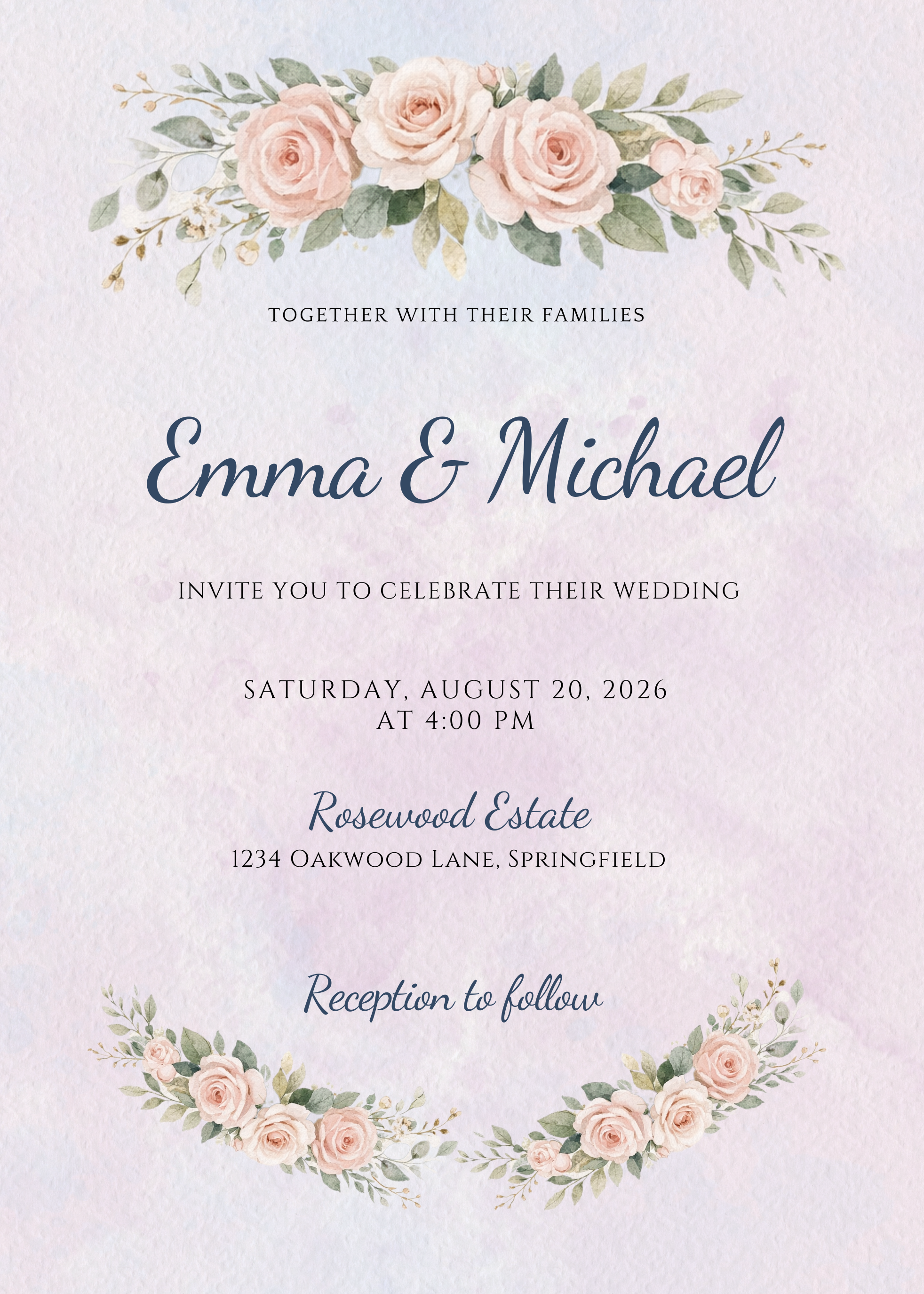 Invito digitale per matrimonio